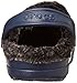 Crocs Unisex Baya Heathered Lined Clog ( Men's 11, Women's 13 Medium, Navy/Black)