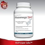 Hairomega DHT Blocker Hair Loss Supplement, 90-count Bottle, 45 Day Supply