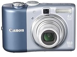 Canon Powershot A1000IS 10MP Digital Camera with 4x Optical Image Stabilized Zoom (Blue)