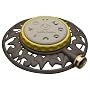 Nelson Eight-Pattern Spray Head Stationary Sprinkler with Decorative Metal Base #50956