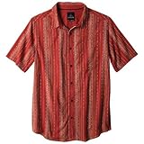 prAna Men's Carillo Tee, XX-Large, Tomato