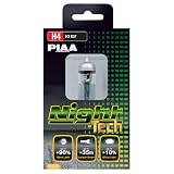PIAA 70485 H4 Night-Tech 60 55W=110 100W Halogen Bulb by Piaa