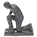 Dicksons Through Christ Praying Baseball 5 inch Grey Resin Stone Table Top Figurine