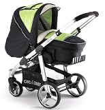 Chic 4 Baby 15014 - Kombi-Kinderwagen Linus inkl. 3-in-1 Tragetasche