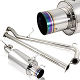 98-02 4Cyl/4DR Honda Accord Titanium Burned Tip Catback System