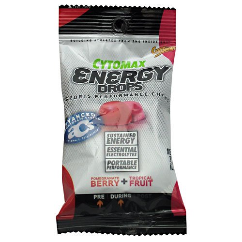 CytoSport Energy Drops - Pomegrante Berry + Tropical Fruit, 16-2.1 oz Packets