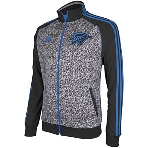 Oklahoma City Thunder adidas All-Over Static Print Jacket from Adidas
