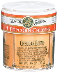 Dean Jacobs 4 Popcorn Cheeses, Regular, 2.6 -Ounce Jars (Pack of 4)