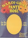 Yellow Adult Mardi Gras Panty Hose Tights