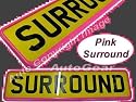 HD Quality Pink Car Standard Number Plate Surround Frame Holder