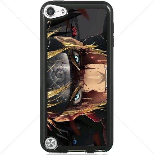 Naruto Manga Anime Comic Uzumaki Naruto Uchiha Sasuke Apple iPod Touch iTouch 5th Generation Hard Plastic Black or White cases (Black)