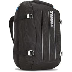 Thule Crossover - 40L Nylon Laptop-Rucksack mit Safe-Zone (34 cm (13,4 Zoll) blau / schwarz