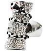 Austrian Crystal Snake on a Branch Ring - Ajustable Size & Includes Ring Box