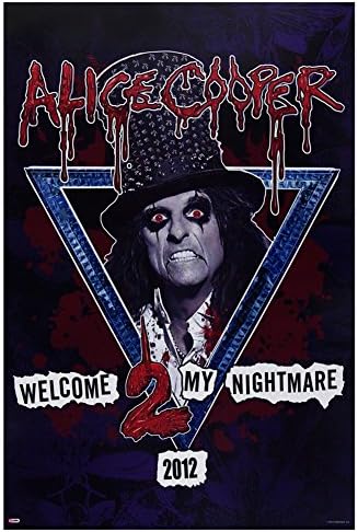 Alice Cooper - Welcome 2 My Nightmare 2012 Tour Poster