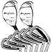 Orlimar Golf Black Ti Hybrid Irons Combo, Set of 8 (3 and 4 Hybrid, 5-PW Steel/Graphite, RH)