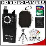 Bell & Howell Take 2 HD High Definition Digital Video Camcorder & Still Camera (Black) with 8GB Card + Case + Tripod + Accessory Kit
