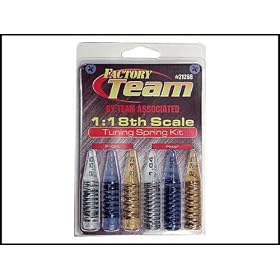 Team Associated 1 18 Scale Tuning Spring Kit, 6 Pair from Associated Accessories
