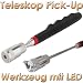 Teleskop Pick-Up Werkzeug mit LED - L�nge 195mm, Zugkraft ca. 3,2kg -