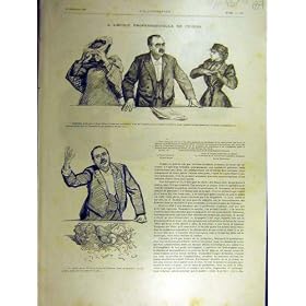 1891 SCHOOL CHEFS COOKING CUISINE FRENCH PRINT SKETCHES
