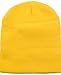 Knit Short Beanie Ski / Snowboard Cap,Yellow
