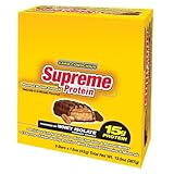 Supreme Protein 43g Bars, Peanut Butter Crunch, 9-Count