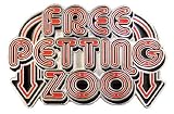 X75 FREE PETTING ZOO BELT BUCKLE DIRTY PUNK Funny Cool