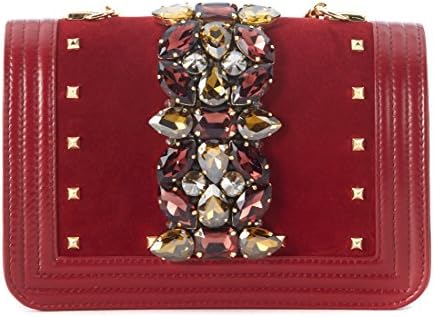 Gedebe Women's Borsa A Spalla Gedebe Bibi In Camoscio Rosso Red