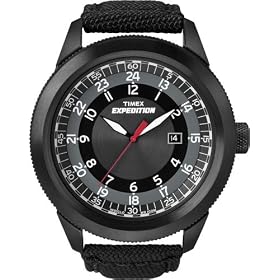 Timex - T49820 SU - Expedition Military Collection - Montre homme - Quartz analogique - Bo�tier acier inoxydable - bracelet nylon cordura
