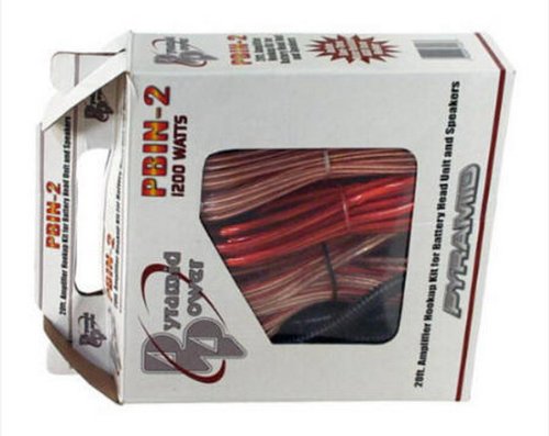 PBIN2 1200 Watt RMS 20 ft. Car Amplifier Installation Wiring Kit