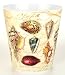 Boston International Decorative Melamine Waste Basket In Seashells Design