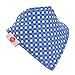 Zippy Fun Baby and Toddler Bandana Bib - Absorbent 100% Cotton Front Drool Bibs with Adjustable Snaps (4 Pack Gift Set) Unisex Stars and Spots