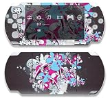 Paint Splash Decorative Protector Skin Decal Sticker for Sony Playstation PSP Slim / PSP 3000