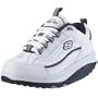 Skechers Men's Shape Ups Lace Up,White/Navy,13 M