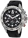 Nautica Men's NST Chrono N14536G Black Resin Quartz Watch with Black Dial