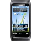 Nokia E7-00 Unlocked Touchscreen and QWERTY GSM Phone with Easy E-mail Setup, GPS Navigation, 8 MP Camera --Dark Grey