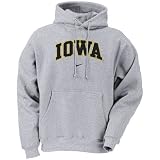 Nike Iowa Hawkeyes Ash Classic Hoody Sweatshirt