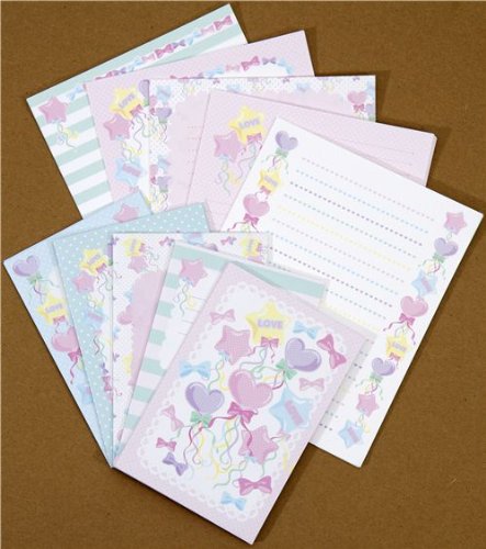 Imagen 3 de Bonito juego de cartas con corazones y lazos