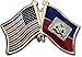 Flagline Haiti - Friendship Lapel Pin