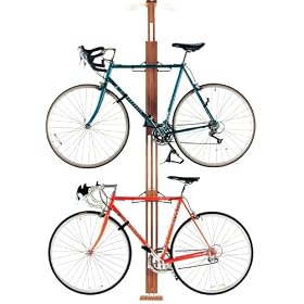 Floor to Ceiling Bike Rack (American Red Oak) (7' - 10')