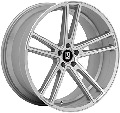 20" Inch Koko Kuture Massa 5 Silver Machine Face Wheels &amp; Tire Package | BBS VOSSEN LEXANI FORGIATO DUB AUDI CHEVY INFINITY FORD MERCEDES