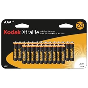 Kodak Xtralife Xl3A24 Alkaline Batteries (Aaa, 24 Pk)