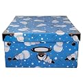 Two Lumps of Sugar Collapsible Storage Box Let It Snow
