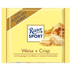 Ritter Sport Weiss und Crisp, 10er Pack (10 x 100 g)