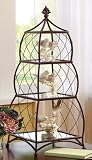 Mirrored 3-Tier Collectible Display Collections Etc