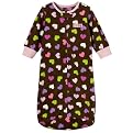 Just One Year Infants' Sleepbag - Pink/Brown Hearts 0-9 Months