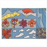 Accent Natures Wonders Blue Novelty Rug Size: 1'9 x 2'9 by 