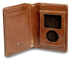Joseph Abboud Leather Two Fold Wallet with Nano Case
