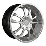 17x8 Touren TR5 (3150) (Hyper Silver w Machined Lip) Wheels Rims 5x112 120... by Touren