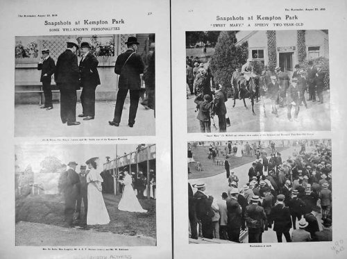 Cover image : 1905 KEMPTON PARK LILY LANGTREE ACTRESS HORSE BOOKMAKER