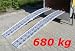 Produkt-Bild: 2x Alu Auffahrrampe Rampe 680 kg klappbar Paar Set